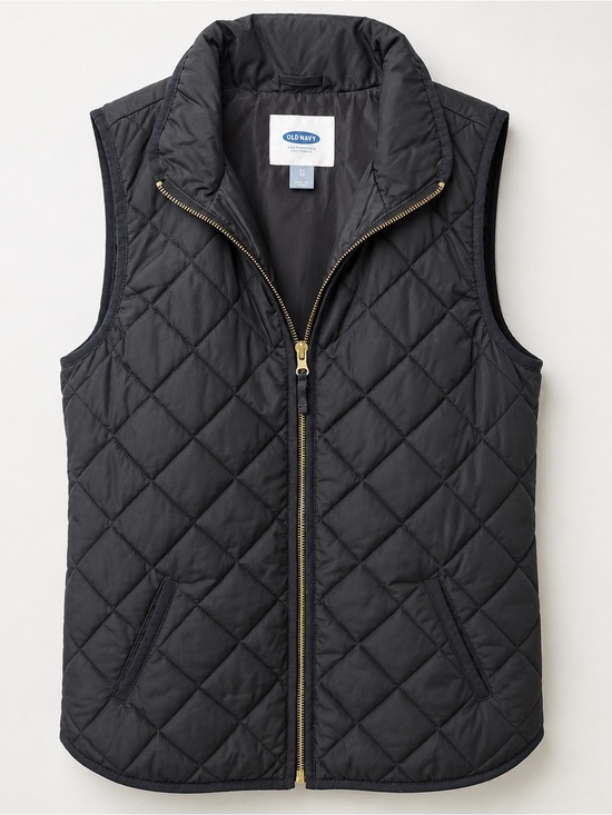 Old Navy Jackets & Blazers - Old Navy Women's Charcoal Quilted Vest